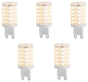 Set van 5 Smart G9 dimbare LED lampen helder 2.5W 250 lm 2700-6500K