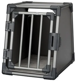 TRIXIE Hondentransportkooi hellend maat S aluminium grafiet 39335