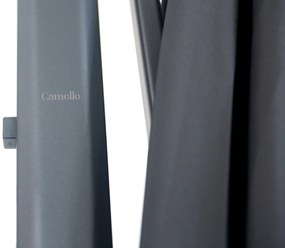 Zweefparasol  3x3m S1 (excl. voet) Grijs-antraciet Camello Diego