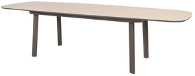 Taste by 4 Seasons Manolo uitschuifbare tuintafel terre met keramisch blad 230 - 290 cm Tuintafel   bruin weerbestendig