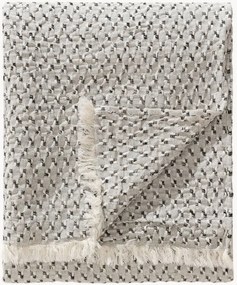 Wollen/katoenen plaid Vanida