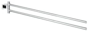 GROHE Essentials Cube Handdoekhouder - 43.9cm - dubbel - draaibaar - chroom 40624001