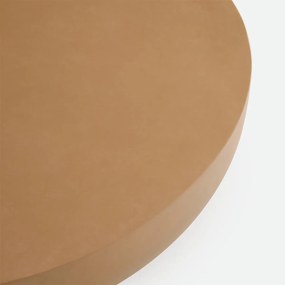 Eendelige salontafel, cement, diameter 100 cm, EZRELA