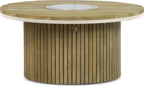 Hoek loungeset 5 personen Rope Taupe  4 Seasons Outdoor Calma/Fire