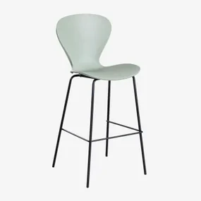 Pak Van 4 Uit Hoge Krukken Celadon & ↑75 Cm & Zwart - Sklum