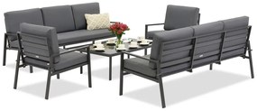 Vigo Coffee 8 antraciet Garden Point luxe tuinset