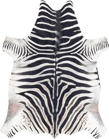 Kleden Wit Rugsx  Tapijt Kunstleer  Bydlęca, Zebra G5128-1 wit-zwar 100x150 cm
