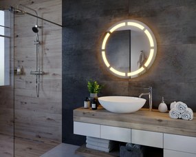 Ronde badkamerspiegel met LED verlichting C2
