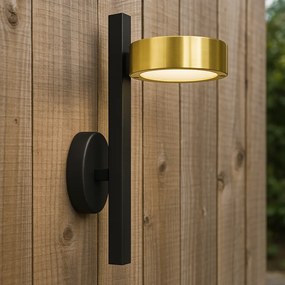 Wandlamp LED Orion messing 3 stuks