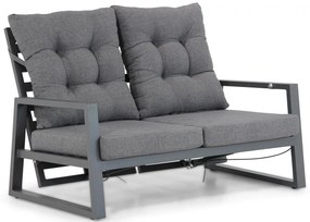 Stoel en Bank Loungeset Aluminium Grijs 4 personen Lifestyle Garden Furniture Batala