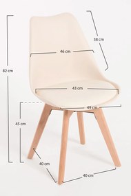 Set 4 Synk Basic Stoelen