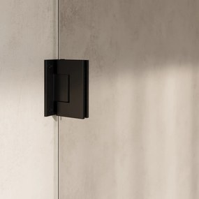 Brauer Void Carving profielloze douchecabine 80x80cm zwart mat