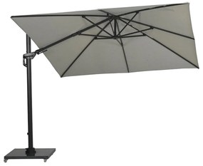 Garden Impressions Zweefparasol Hawaii Deluxe 300x300 - donker grijs - zand