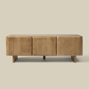 Tv-meubel Gebleekt Eiken 160 Cm - 160x45x55cm.