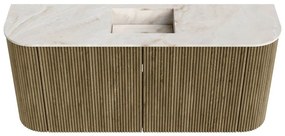 Mondiaz Joya DLux 95cm toiletmeubel ronding links/rechts dusk met wastafel faye midden zonder kraangat frappe