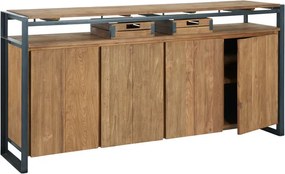 D-Bodhi Fendy Dressoir 4-deurs Van Teakhout - 200x45x100cm.