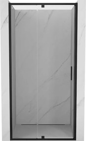 Mexen Exo douchedeur opklapbaar 125 cm, transparant, zwart - 819-125-000-70-00