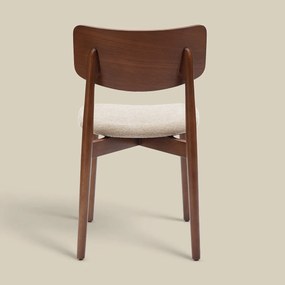 Scandinavische Stoel Walnoot Hout