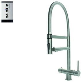 Selsiuz Inox XL kokend water kraan met titanium single boiler inox