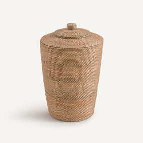 Mand in gevlochten rotan, Kalati