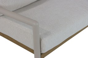 Hoek loungeset 7 personen Aluminium Taupe  Santika Furniture Santika