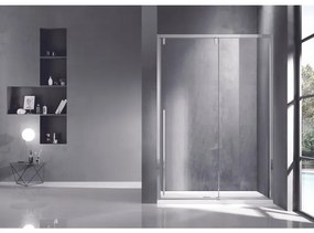 Marenza Neptune Schuifdeur - 120x200cm - softclose - links/rechts - gepolijst zilver SNI6121-120S