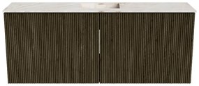 Mondiaz Joya DLux 100cm toiletmeubel shadow met wastafel faye midden 1 kraangat frappe