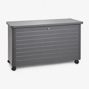 Forzan Stalen Tuinopbergkist Grijs – Grafiet & 500 L - Sklum