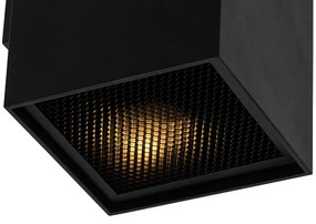 Design vierkante wandlamp zwart - Sab Honey Design GU10 Binnenverlichting Lamp