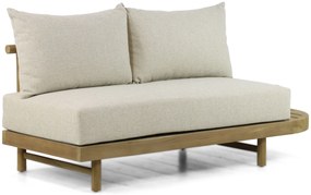 Hoek loungeset 5 personen Teak Old teak greywash  Santika Furniture Santika