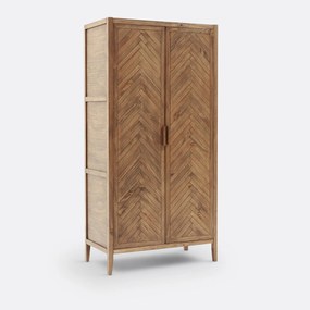 Kast 2 deuren in massief dennenhout Nottingham