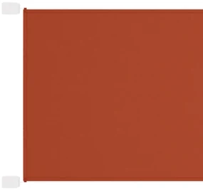 vidaXL Luifel verticaal 60x420 cm oxford stof terracottakleurig