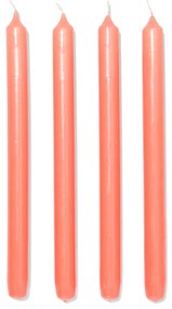HEMA Lange Huishoudkaarsen Ø2.2x29 Oranje - 12 Stuks (oranje)