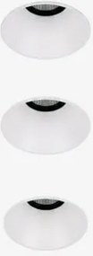 Pack Van 3 Inbouw Led Downlights Zonder Rand, Trimless, Rond Ø6,8 Cm Voor Buitengebruik In Aluminium Orelva Warm Wit 2700k & Wit & 8 W & 38º - Sklum