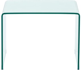 Goossens Basic Salontafel Imagine rechthoekig, glas transparant, modern design, 63 x 48 x 50 cm