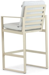 Barstoel Aluminium Taupe-naturel-bruin Lifestyle Garden Furniture Nuno