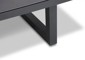 Stoel en Bank Loungeset 5 personen Aluminium/teak Grijs  Osmen Manly