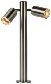 Lucide Arne dubbele sokkellamp 10W 30x50cm chroom mat