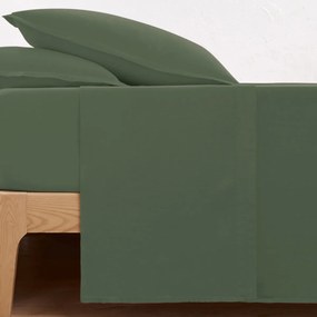 Effen plat laken in gewassen linnen, Linot