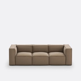 Modulaire zetel, 3-zit, getextureerde stof, Seven