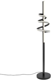 Design vloerlamp zwart incl. LED dimbaar en 3-way switch - Rolla