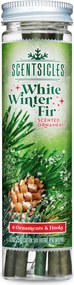 Scentsicles kerstornament geurstokjes - White Winter Fir - 6 stuks