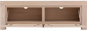 Goossens Tv Meubel Clear, 2 kleppen 45 cm diep