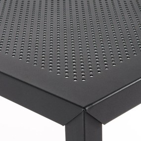 Hoge eettafel in geperforeerd staal metaal, Choe