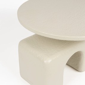 Zuiver Hermit Organische Salontafel Beige - 58 X 58cm.