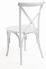 Set Van 4 Altea Polypropyleen Stoelen Met Houteffect