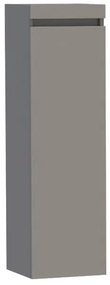 Saniclass Solution Badkamerkast - 120x35x35cm - 1 greeploze linksdraaiende deur - MDF - mat taupe 7807