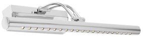Wandlamp, azuurblauwe LED boven een spiegel 5W 40CM APP364-1W CHROME