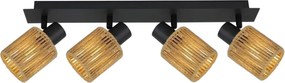 Hanglamp APP1825-4W NATURE BLACK