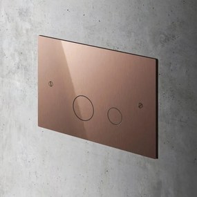 Hotbath Cobber bedieningspaneel geschikt voor Geberit UP320/UP720 geborsteld koper PVD CBA320BCP